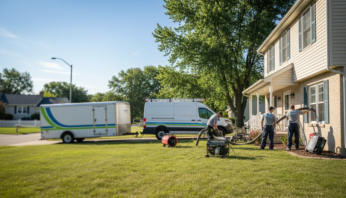 Flooded Basement Restoration And Cleanup With Repair in Otisville, MI near me